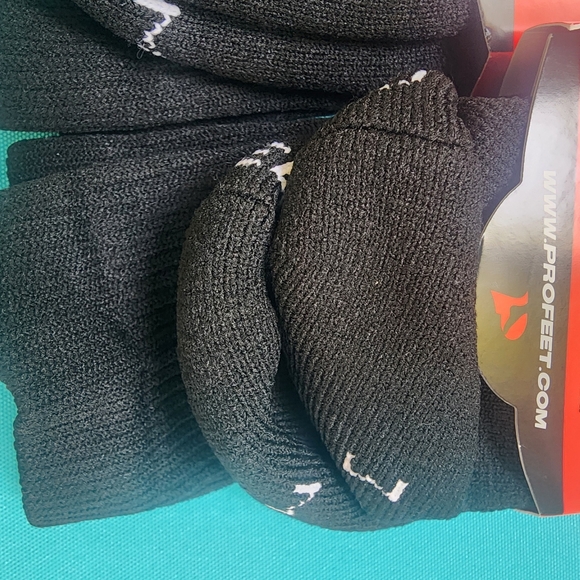 PROFEET 285 Multi-Sport Crew BLACK DRESS SOCKS SIZE 9-11 Medium - 3 PAIRS NWT - Picture 3 of 8
